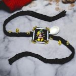 Panchmasi Rakhi for Pregnant Women (Mom to be), with special Baby Krishna Patch and Golden Coloured Beads and charms, Black Colour Cord, Adjustable Size | Panchmasiyu - Image 3