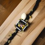 Panchmasi Rakhi for Pregnant Women (Mom to be), with special Baby Krishna Patch and Golden Coloured Beads and charms, Black Colour Cord, Adjustable Size | Panchmasiyu - Image 4
