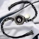 Panchmasi Rakhi for Pregnant Women (Mother to be), Baby Feet with Silver Coloured Beads, Black Colour Cord, Adjustable Size | Panchmasiyu | Panchmasi | Rakhdi | Bandhan | Raxa Sutra | Bracelet - Image 4