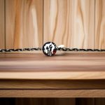 Panchmasi Rakhi for Pregnant Women, Mom-Dad-Baby Photo with Silver Coloured Beads, Black Cord, Adjustable Size | Panchmasiyu | Panchmasi - Image 6