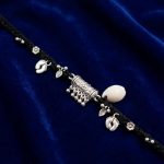 Panchmasi Rakhi for Pregnant Women (Mom to be), Mandadi with Silver Coloured Beads, Black Cord, Adjustable Size | Panchmasiyu | Panchmasi | Rakhdi | Bandhan | Raxa Sutra | - Image 7